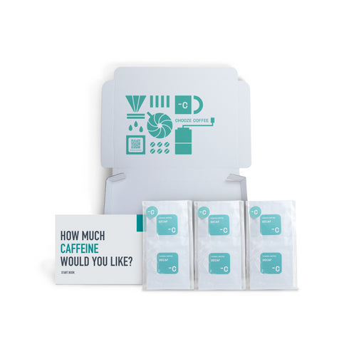 背景透過のデカフェセット定期便の風景画像