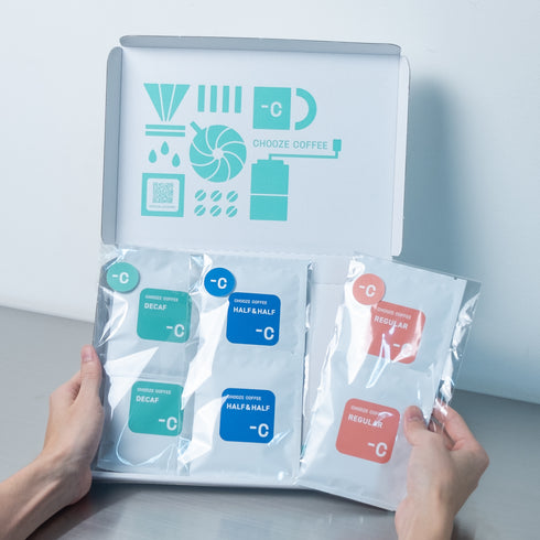 カフェイン3種セットのドリップバック定期便の商品画像